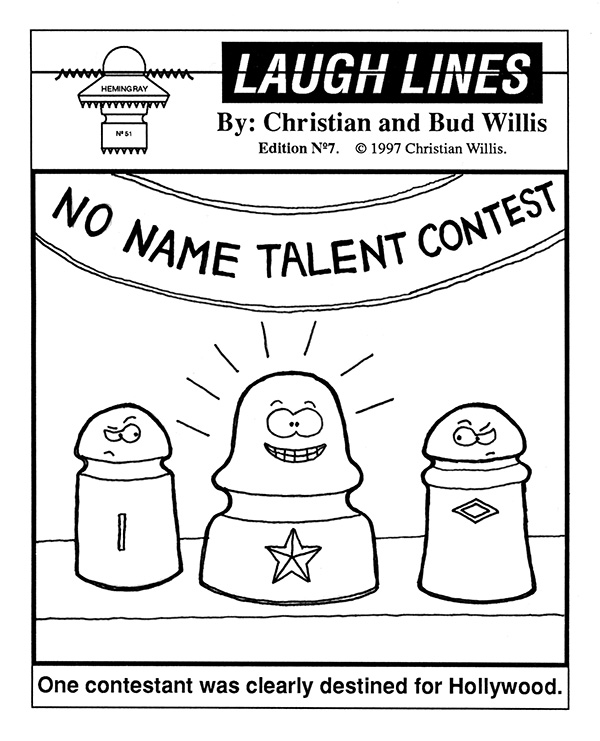 Laugh Lines 7: No Name Talent Contest